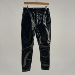 rag & bone High Rise Vinyl Patent Leather Skinny Pants